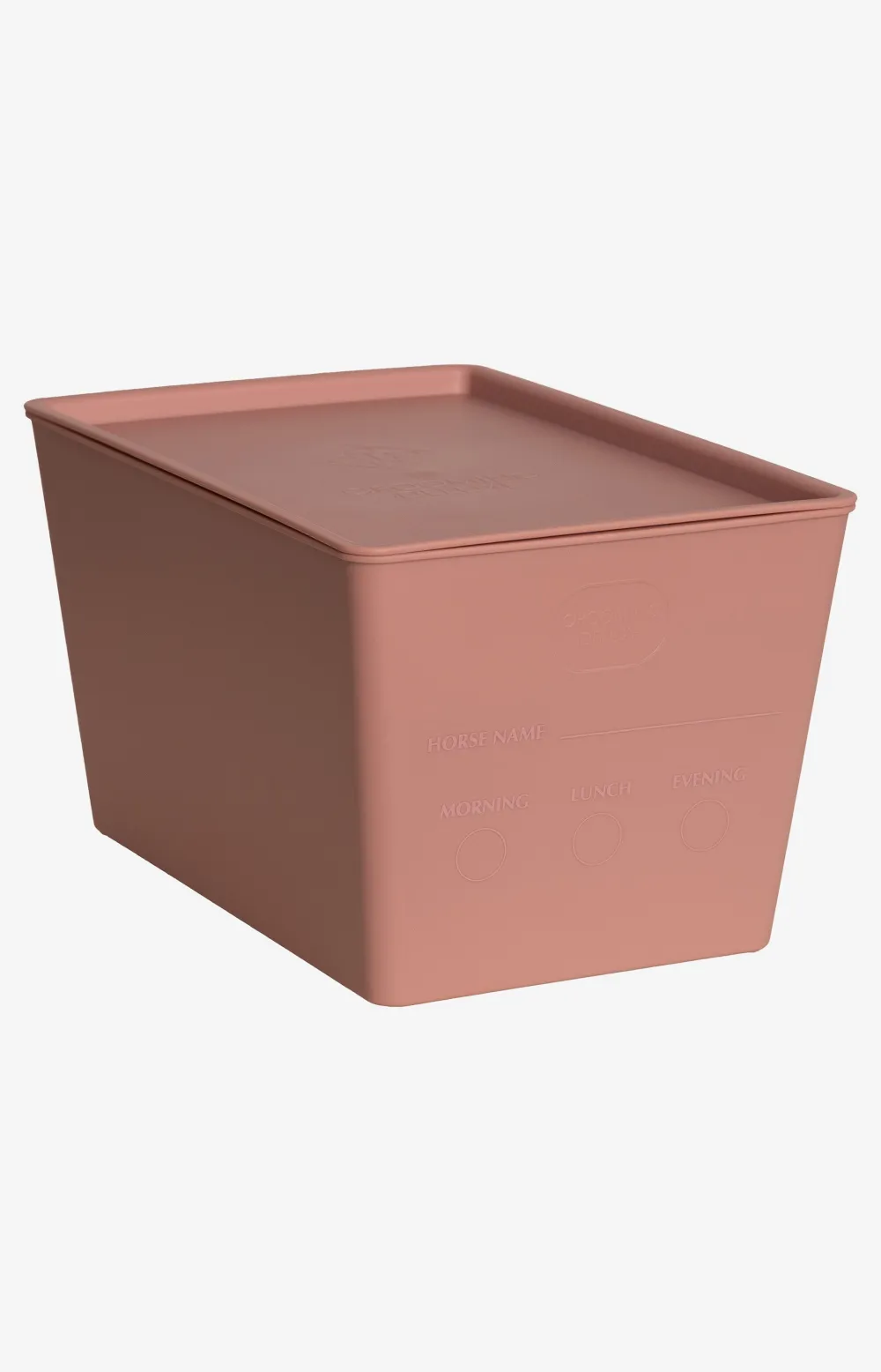 Grooming Deluxe Grooming Deluxe|Utfodring & Hinkar-Foderlåda m Lock 7L Old Rose