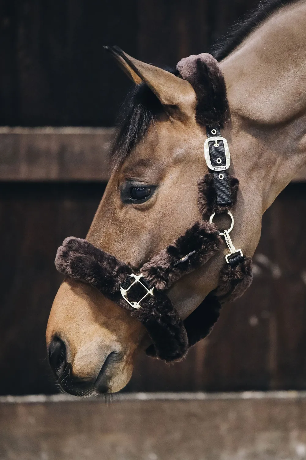 Kentucky Horsewear Kentucky Horsewear|Grimmor & Grimskaft-Fårskinnsgrimma Brun