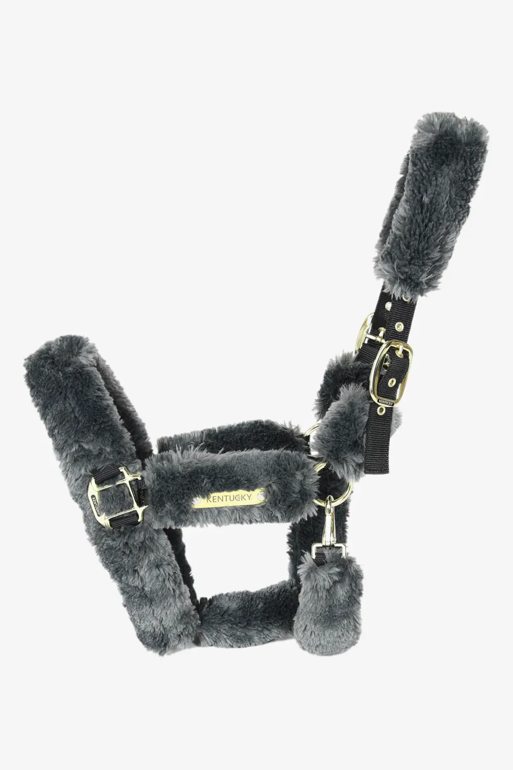 Kentucky Horsewear Grimmor & Grimskaft-Fårskinnsgrimma Grå