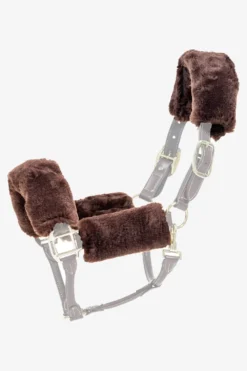 Kentucky Horsewear Kentucky Horsewear|Grimmor & Grimskaft-Grimset Fårskinn 4-pack Brun