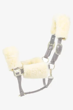 Kentucky Horsewear Kentucky Horsewear|Grimmor & Grimskaft-Grimset Fårskinn 4-pack Natur