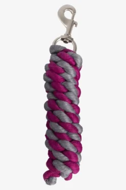 Källquist Equestrian Grimmor & Grimskaft|Källquist Equestrian-Grimskaft Bomull 1.5m Cerise/Grå