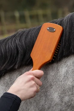 QHP Qhp|Ryktväskor & Ryktborstar-Grooming Set Royal Brown