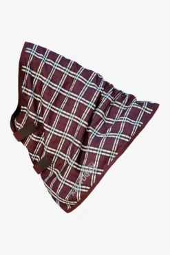 Kentucky Horsewear Hästtäcken & Flughuvor|Kentucky Horsewear-Has Cofort 100g Bordeaux/Rutig