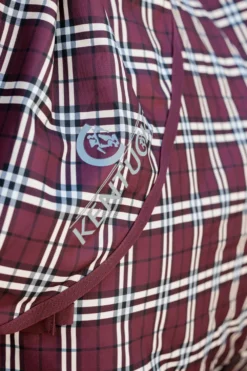 Kentucky Horsewear Hästtäcken & Flughuvor|Kentucky Horsewear-Has Cofort 0g Bordeaux/Rutig