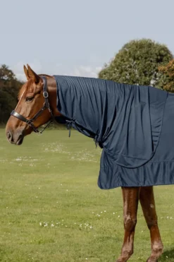Waldhausen Hästtäcken & Flughuvor-Health + Care Ice Layer Hals Night Blue