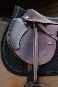 Kentucky Horsewear Kentucky Horsewear|Schabrak & Huvor-Hoppschabrak Glitter Stone Ponny Black