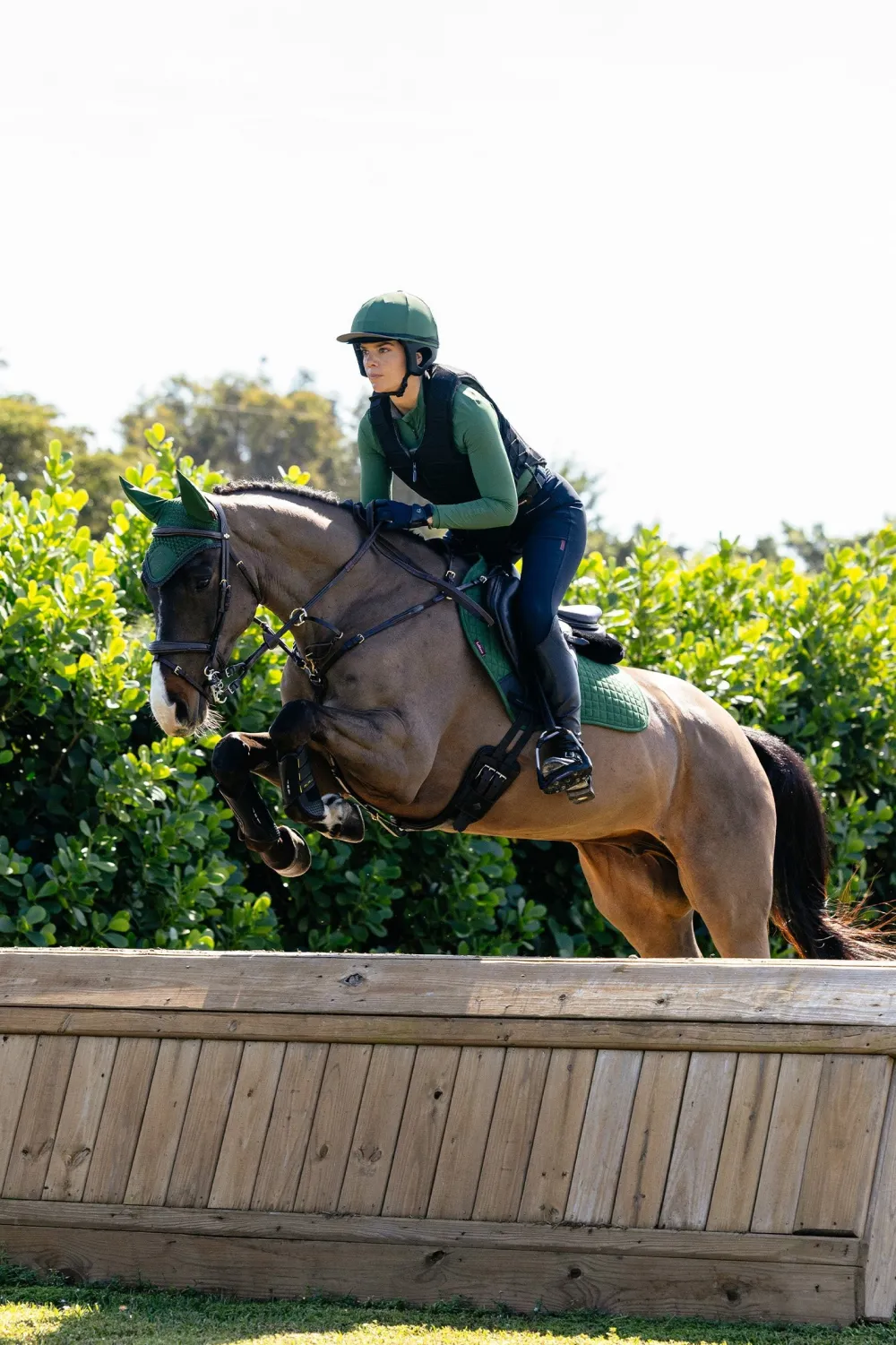 LeMieux Schabrak & Huvor|Lemieux-Hoppschabrak Mocka Hunter Green