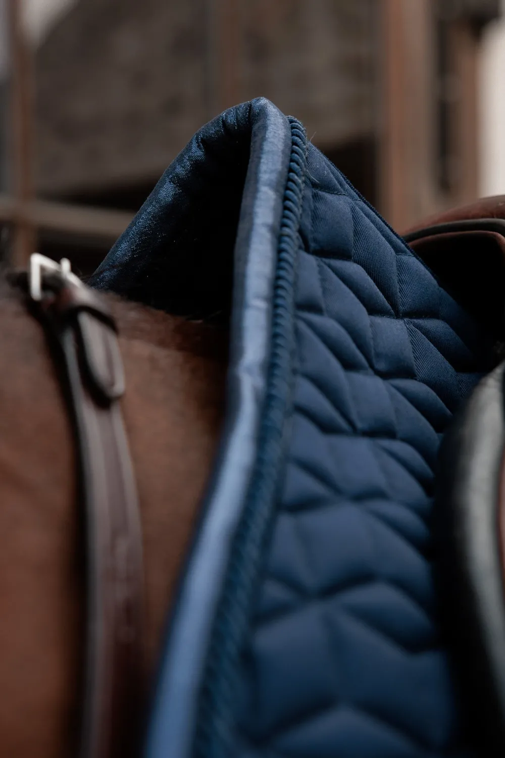 Kentucky Horsewear Kentucky Horsewear|Schabrak & Huvor-Hoppschabrak Sparkling Navy