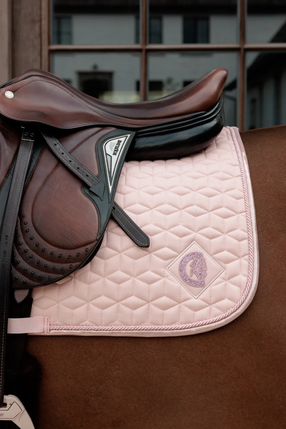 Kentucky Horsewear Kentucky Horsewear|Schabrak & Huvor-Hoppschabrak Sparkling Old Rose