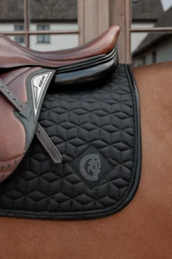 Kentucky Horsewear Kentucky Horsewear|Schabrak & Huvor-Hoppschabrak Sparkling Svart