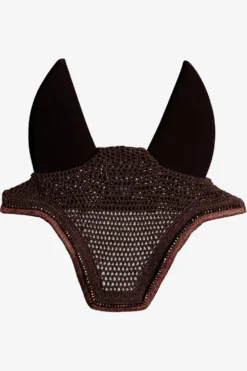 Kentucky Horsewear Schabrak & Huvor-Huva Wellington Isolerad Glitter Band Brun
