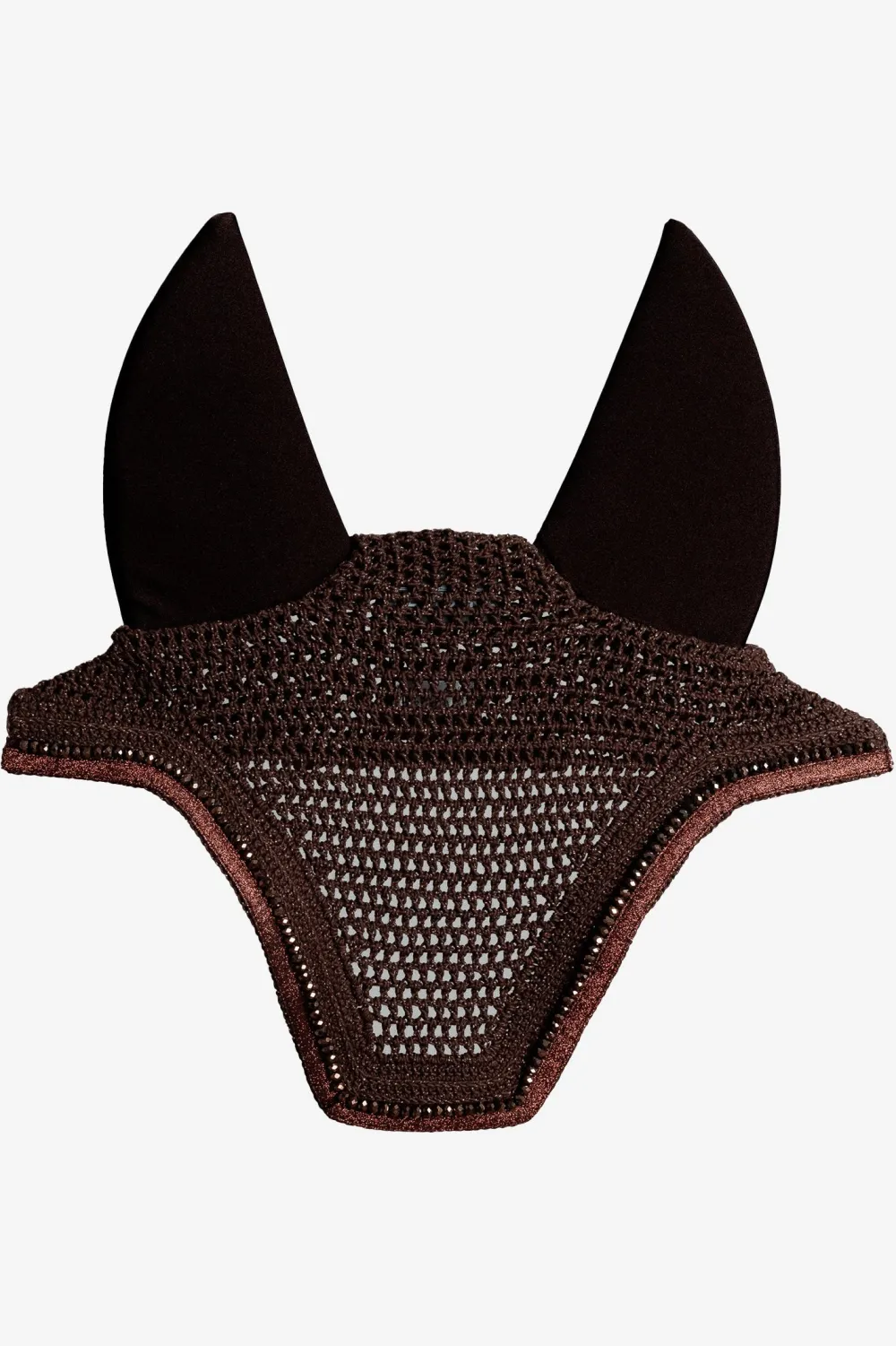 Kentucky Horsewear Schabrak & Huvor-Huva Wellington Isolerad Glitter Band Brun