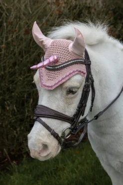 Kentucky Horsewear Kentucky Horsewear|Schabrak & Huvor-Huva Wellington Unicorn Glitter Ljusrosa
