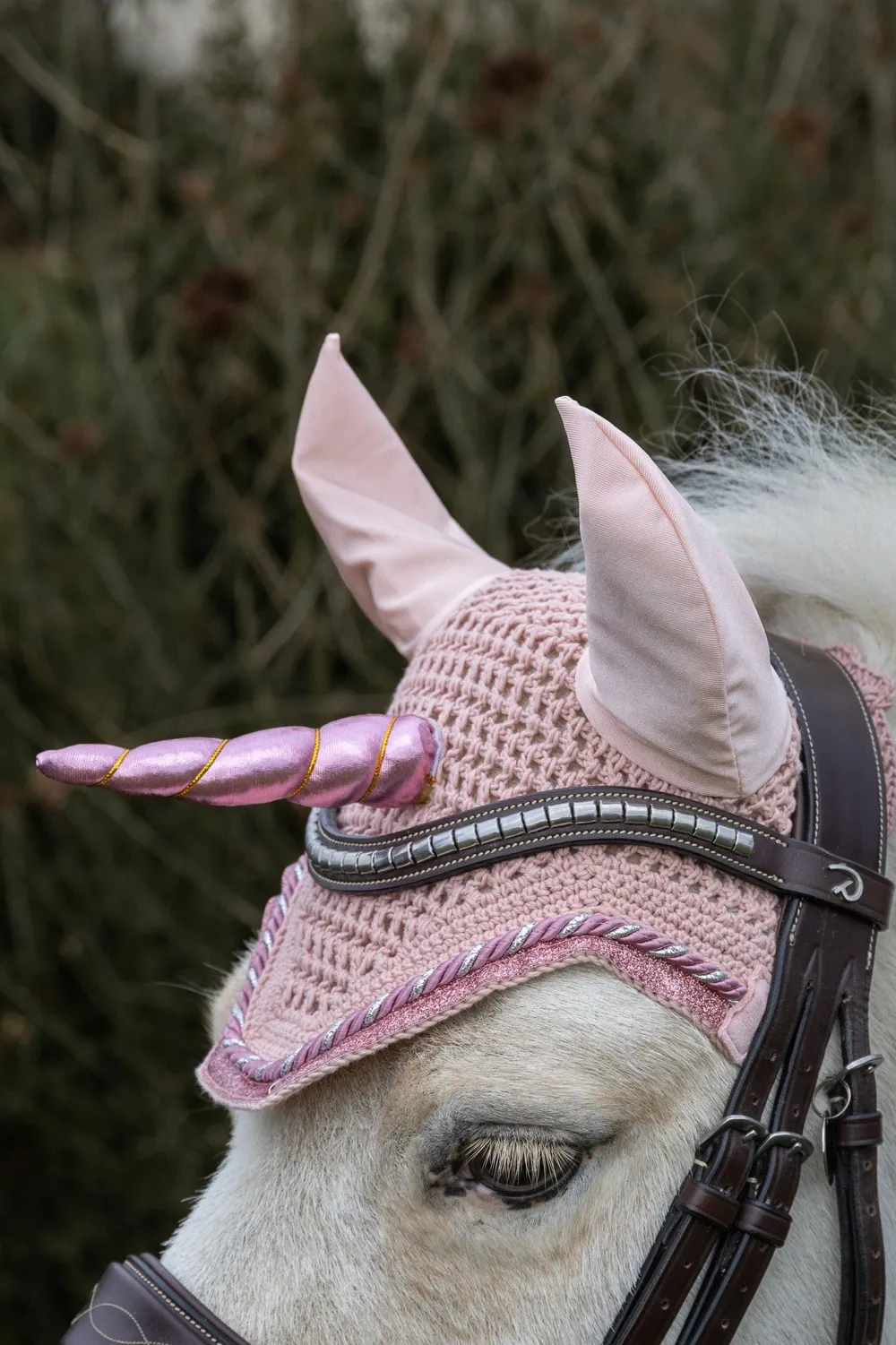 Kentucky Horsewear Kentucky Horsewear|Schabrak & Huvor-Huva Wellington Unicorn Glitter Ljusrosa