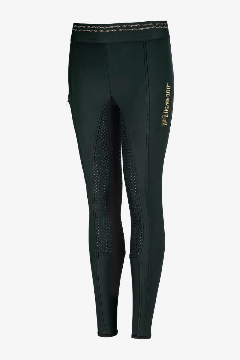Barn Pikeur Ridbyxor & Tights|Pikeur-Ida Tights Junior Black Olive