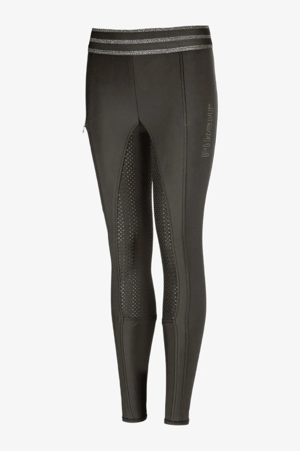 Barn Pikeur Ridbyxor & Tights|Pikeur-Ida Tights Junior Black Olive
