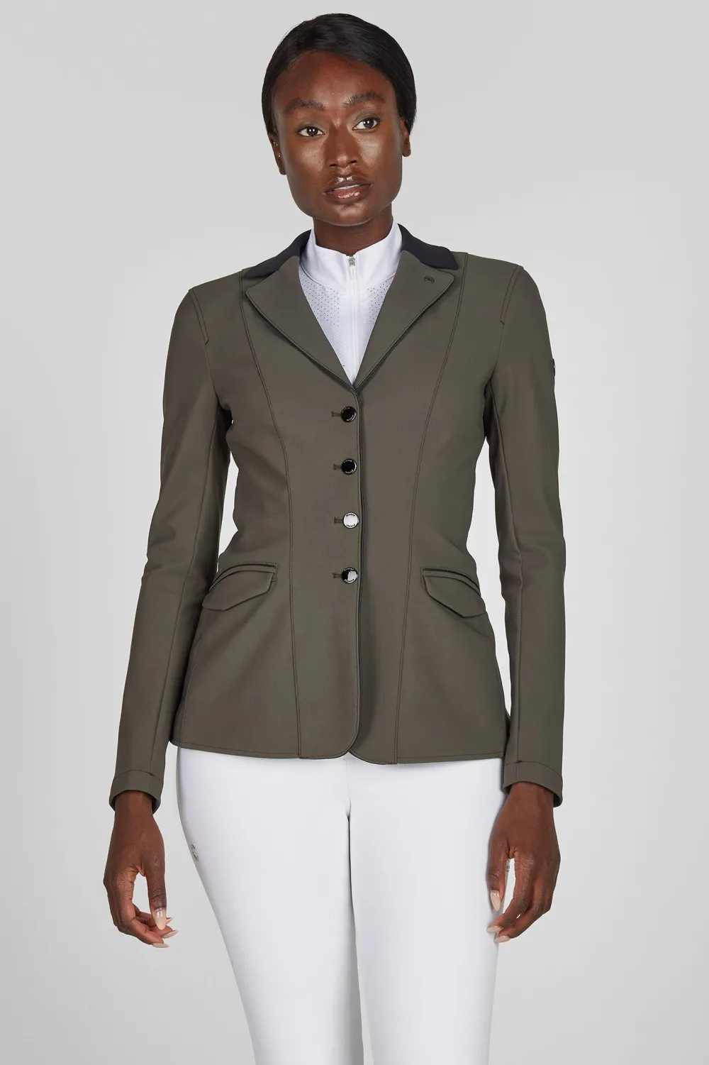 Pikeur Pikeur|Kavajer & Skjortor-Kavaj Isalie ss26 Deep Khaki