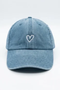 Svensk Ridsport Kepsar & Skärp-Keps Hjärta Denim