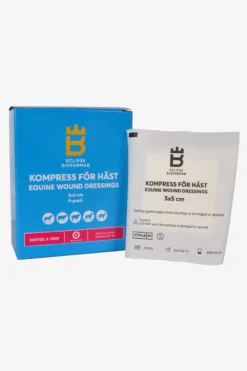 Eclipse Biofarmab Skötsel & Hästvård|Eclipse Biofarmab-Kompress för häst 5X5cm 5-pack