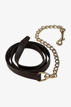 Källquist Equestrian Grimmor & Grimskaft-Lädergrimskaft Med Kedja Brun