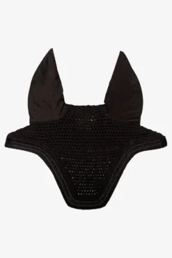 Kentucky Horsewear Kentucky Horsewear|Schabrak & Huvor-Ljuddämpande Huva Velvet Mini Pearls Svart