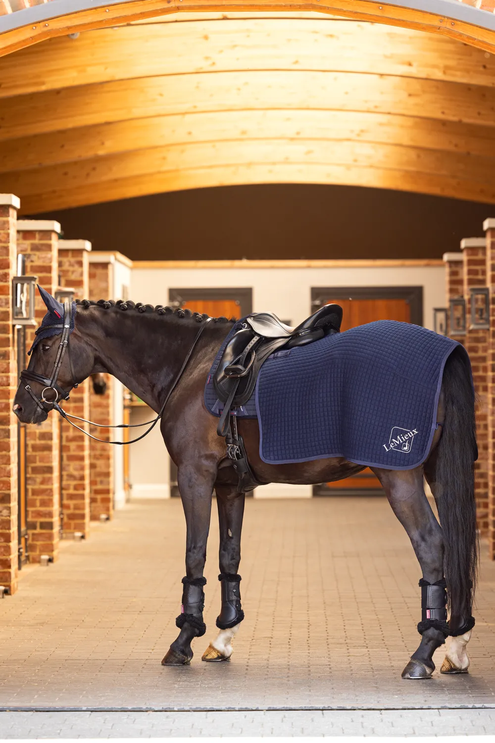 LeMieux Hästtäcken & Flughuvor|Lemieux-ändtäcke Arika Cia-Tek Navy