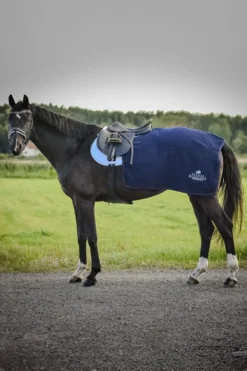 Svensk Ridsport Hästtäcken & Flughuvor-Ländtäcke Thermatex Navy