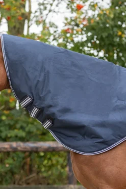 QHP Qhp|Hästtäcken & Flughuvor-uxury Uteha 200gr Navy