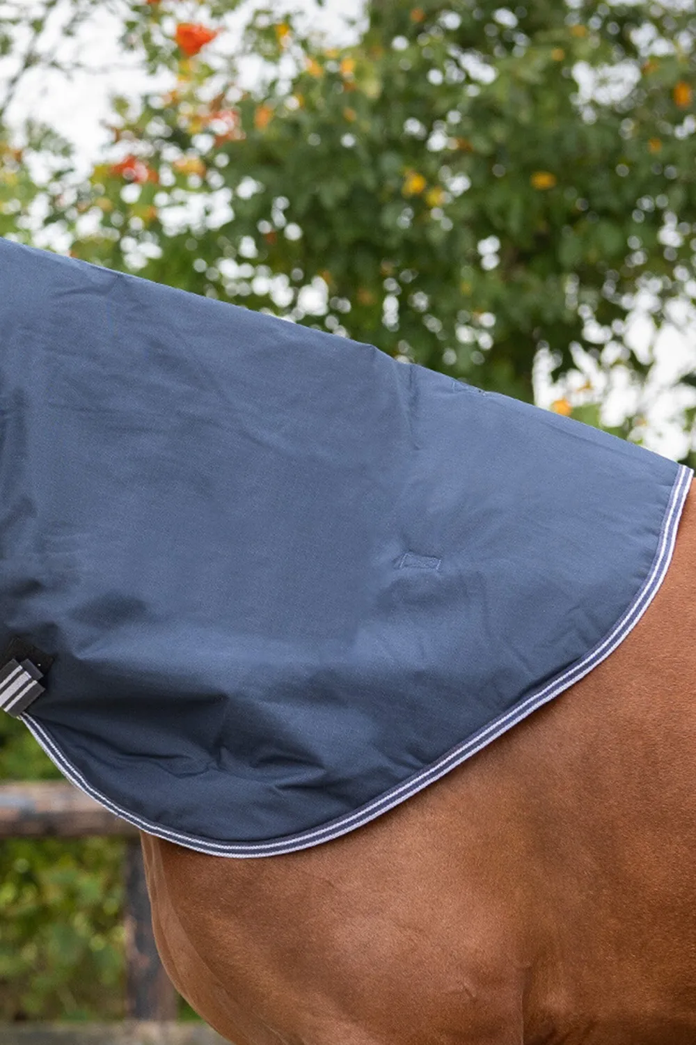 QHP Qhp|Hästtäcken & Flughuvor-uxury Uteha 200gr Navy