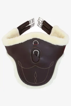Kentucky Horsewear Sadelgjordar & Tillbehör-Magplatta Fårskinn Brun