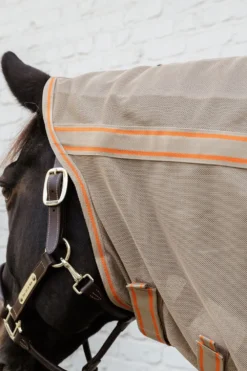 Kentucky Horsewear Hästtäcken & Flughuvor|Kentucky Horsewear-Mesh Flugtäcke Comfort Beige