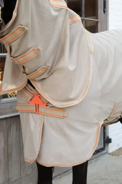 Kentucky Horsewear Hästtäcken & Flughuvor|Kentucky Horsewear-Mesh Flugtäcke Comfort Beige
