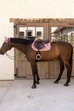 Kentucky Horsewear Kentucky Horsewear|Schabrak & Huvor-Mini Pearl Set Old Rose