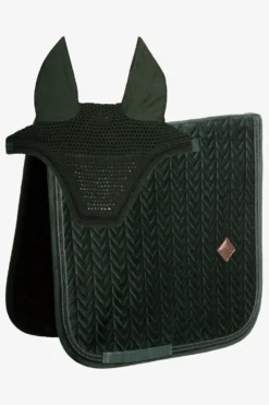 Kentucky Horsewear Kentucky Horsewear|Schabrak & Huvor-Mini Pearl Set Pine Green