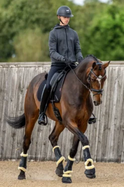 LeMieux Lemieux-Motionflex Dressyrskydd Fårskinn Svart