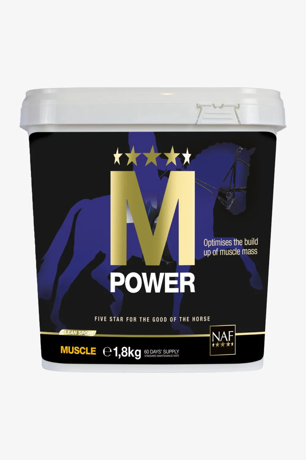 NAF Naf|Fodertillskott & Hästgodis-M Power 1,8kg - NY KARENSFRI