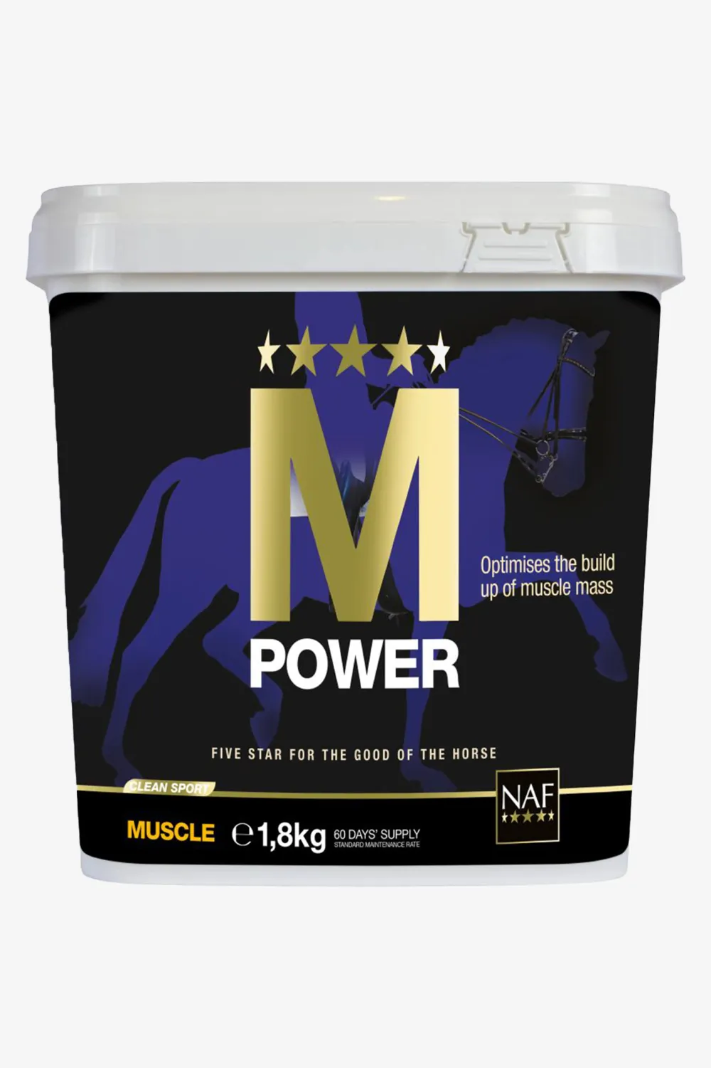 NAF Naf|Fodertillskott & Hästgodis-M Power 1,8kg - NY KARENSFRI