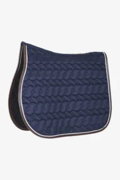 Kentucky Horsewear Kentucky Horsewear|Schabrak & Huvor-No Logo Schabrak Navy/Vit/Brun