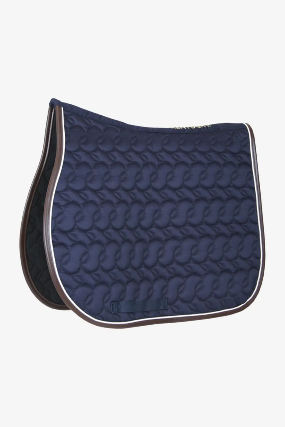 Kentucky Horsewear Kentucky Horsewear|Schabrak & Huvor-No Logo Schabrak Navy/Vit/Brun