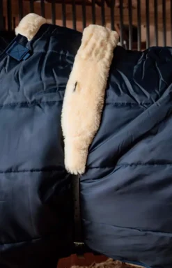 Kentucky Horsewear Kentucky Horsewear|Tömkörning & Longering-Nylongjord Fårskinn Svart