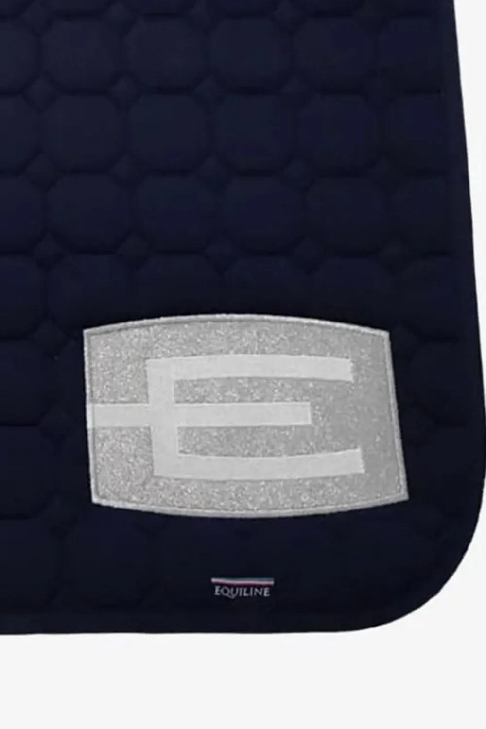 Equiline Schabrak & Huvor|Equiline-Octagon Hoppschabrak E-Logga E08 P55 Navy/Silver
