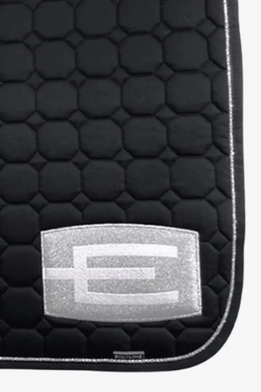 Equiline Schabrak & Huvor|Equiline-Octagon Hoppschabrak E-Logga E08 P356 Svart/Silver