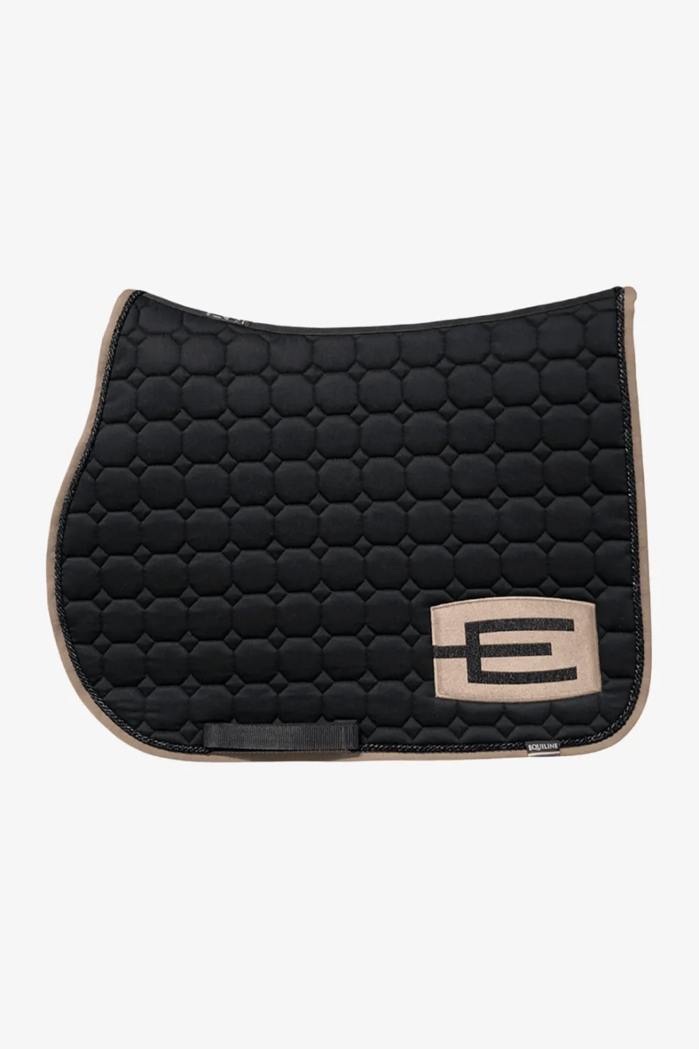 Equiline Schabrak & Huvor|Equiline-Octagon Hoppschabrak E-Logga E31 P112 Svart/Cappuccino