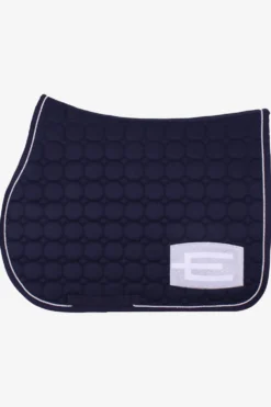 Equiline Schabrak & Huvor|Equiline-Octagon Schabrak E-Logga E08 + P356 Navy Silver/Vit