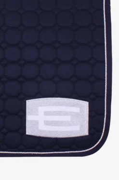 Equiline Schabrak & Huvor|Equiline-Octagon Schabrak E-Logga E08 + P356 Navy Silver/Vit