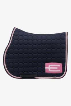 Equiline Schabrak & Huvor|Equiline-Octagon Schabrak E-Logga Navy/Rosa