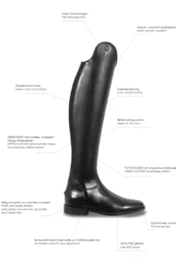 Cavallo Dressyrstövlar|Cavallo-ODB One Ridstövel Svart 39/48