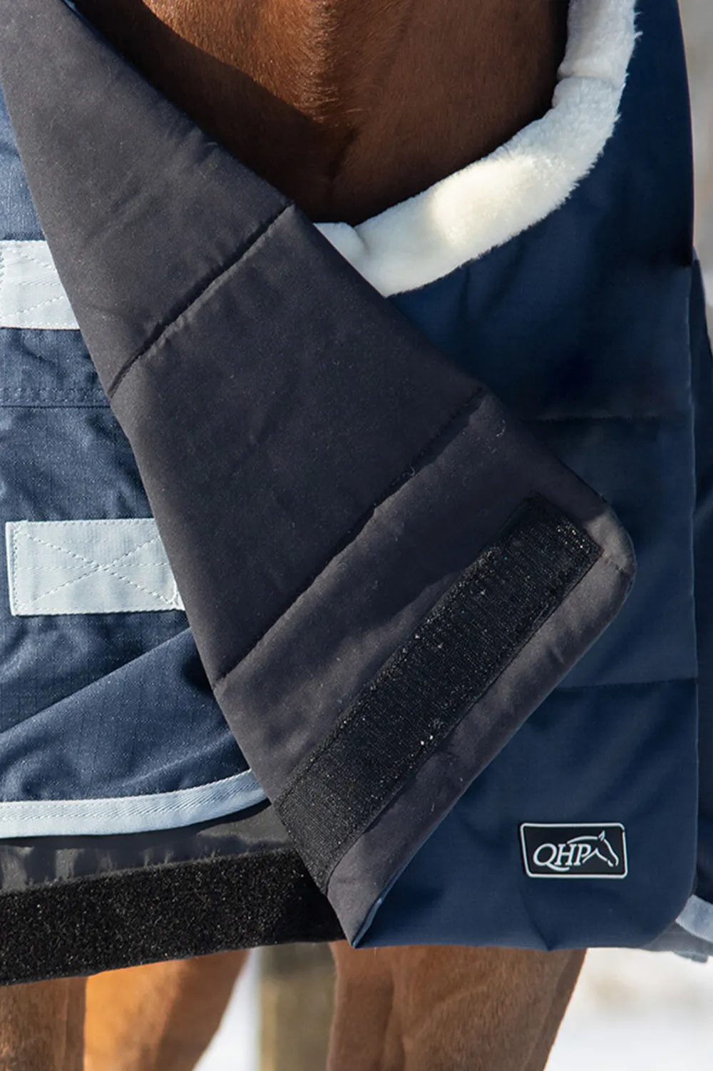 QHP Qhp|Hästtäcken & Flughuvor-Ontario BIB Navy