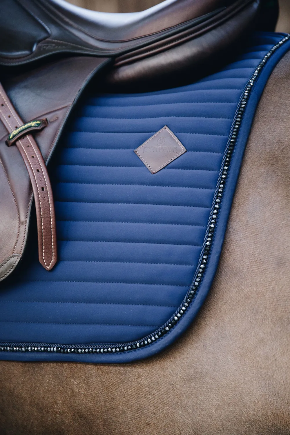 Kentucky Horsewear Kentucky Horsewear|Schabrak & Huvor-Pearls Dressyrschabrak Navy